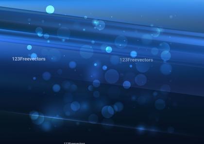 Abstract Blue Bokeh Background