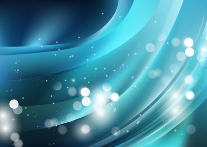 Abstract Turquoise Swirls