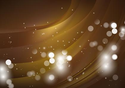 Abstract Brown and Gold with Bokeh