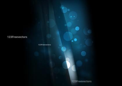 Blue Bokeh Abstract