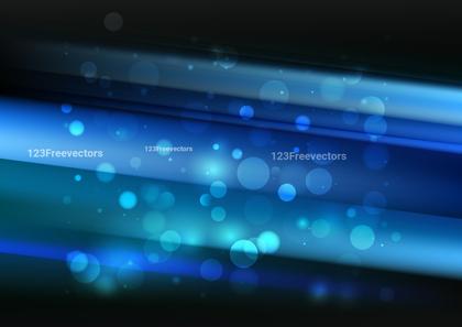 Blue Bokeh Abstract