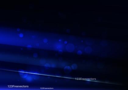 Blue Bokeh Abstract