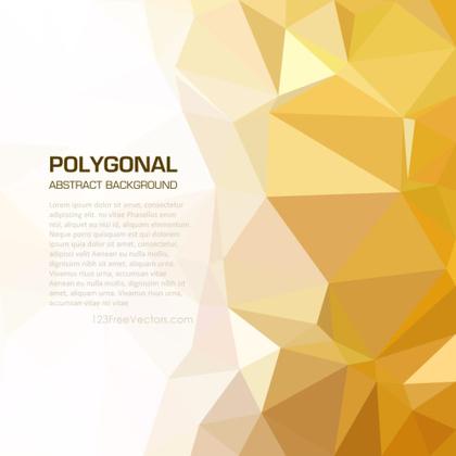 Gold Low Poly Background Clip Art