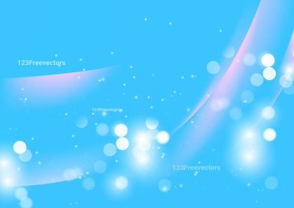 Abstract Pink and Blue Bokeh Defocused Lights Background