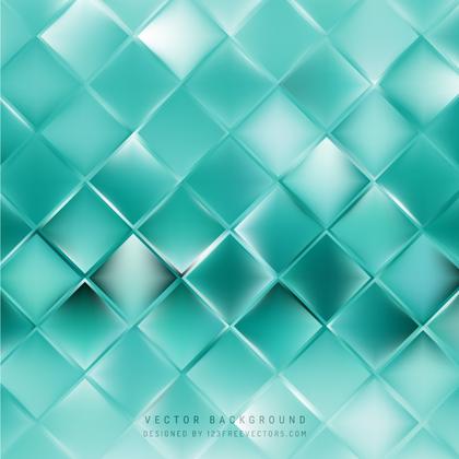 Turquoise Square Background Template