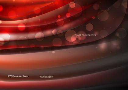 Abstract Red and Black Waves
