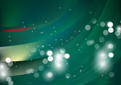 Abstract Green Swirls