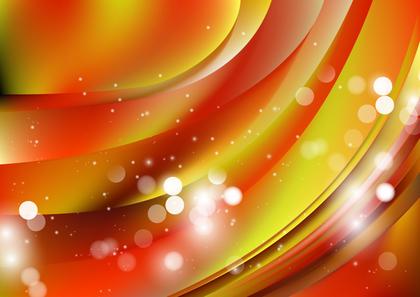 Free Download Abstract Orange and Yellow Swirls Background