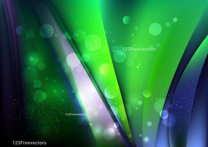 Green and Blue Abstract