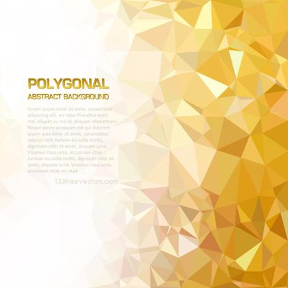 Gold Abstract Low Poly Background Clip Art