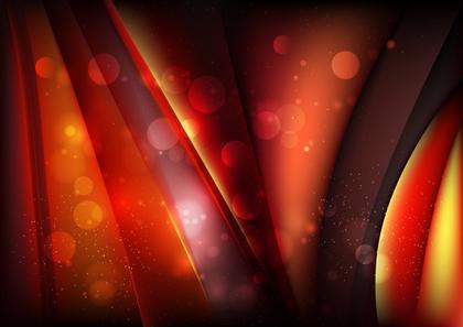 Free Download Abstract Red and Orange Bokeh Background