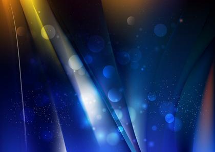 Abstract Blue and Yellow Light