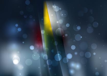 Abstract Bokeh with Colored Stripes