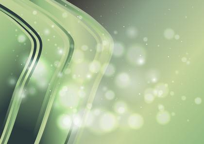 Abstract Green Bokeh