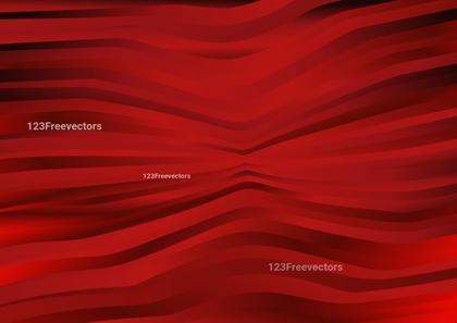 Crimson Wave Abstract