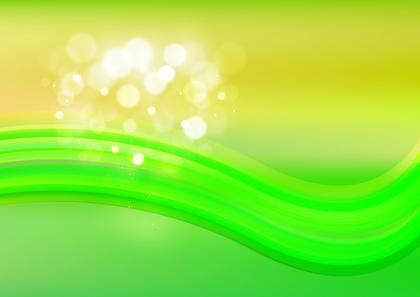 Green Wavy Background
