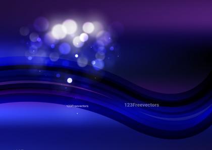 Blue Bokeh Abstract