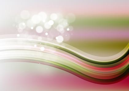 Free Download Abstract Glowing Pink Green and White Wave Background ...