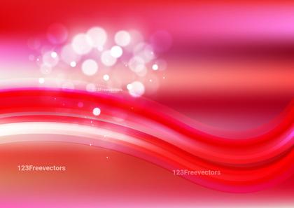 Red Wave Bokeh