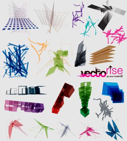 Vector Abstract Shapes Free Download