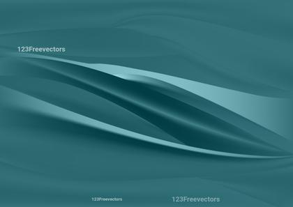 Flowing Teal Abstract