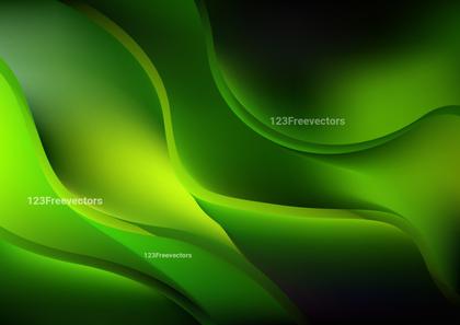 Green Wave Abstract