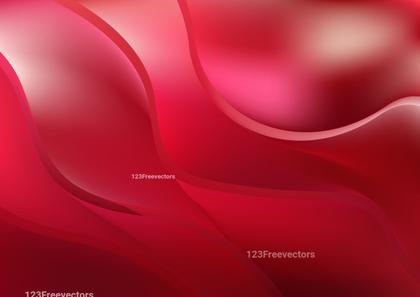 Crimson Wave Abstract