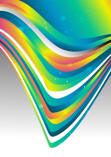 Colorful Wavy Stripes