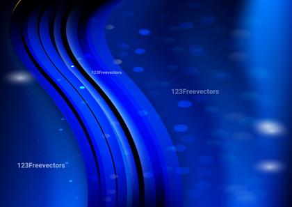 Blue Wave Abstract