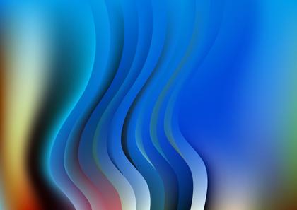 Wavy Blue Gradient