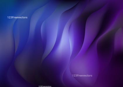 Abstract Flowing Blues and Purples