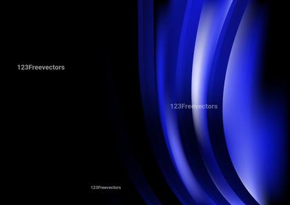 Blue Curve Abstract