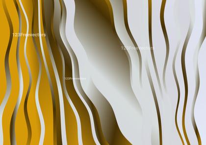 Orange and White Abstract Curved Waves Vertical Lines Background