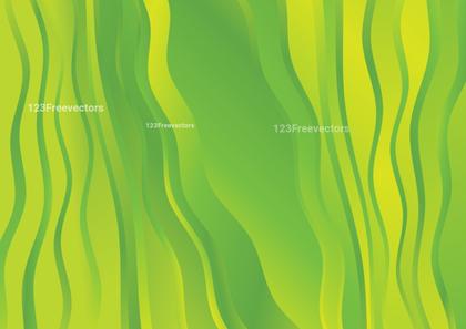 Green Wave Background