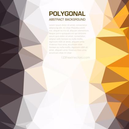 Free Black and Gold Polygonal Background