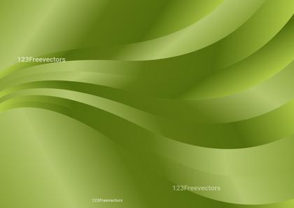 Green Wave Background