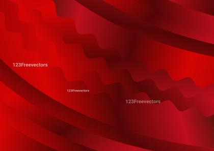Abstract Wavy Red Gradient Background Design
