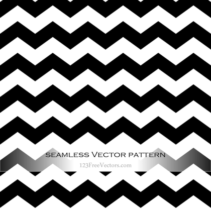 Black and White Zig Zag Background