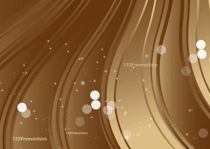 Brown Abstract Gradient Wavy Background