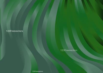 Green Wave Background