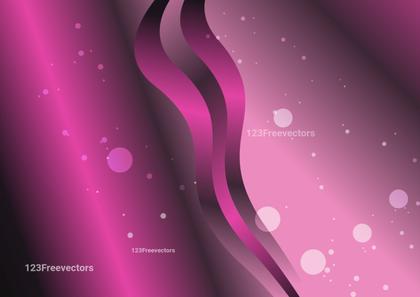Pink Gradient Wave Abstract Background