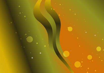Free Download Orange and Green Abstract Gradient Wave Background