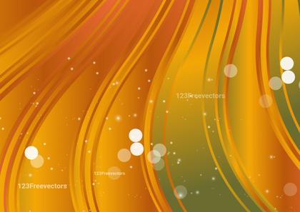 Orange Flow Abstract