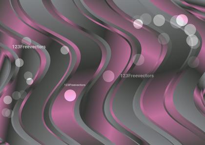 Pink and Grey Abstract Gradient Vertical Wavy Background