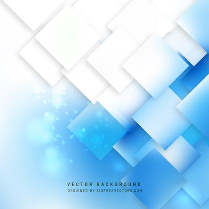 Abstract Blue White Square Background Design
