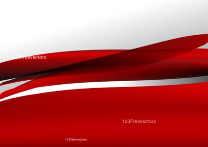Red Wave Abstract