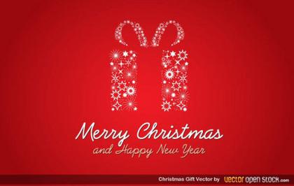 Free Christmas Gift Vector Art