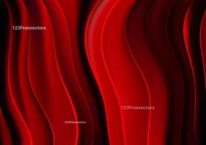 Red Wave Abstract