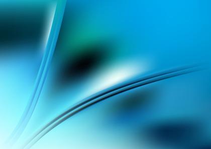Free Download Glowing Abstract Blue Wave Background Illustration