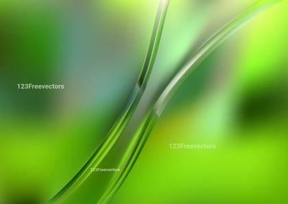 Green Wavy Background